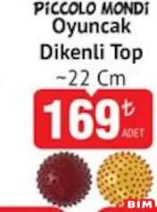 PİCCOLO MONDİ OYUNCAK DİKENLİ TOP 22 CM